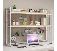 LKYLGYU Organizer da scrivania regolabile con libreria piccola scrivania per computer per esposizione forniture per ufficio