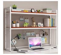 LKYLGYU Scaffale regolabile piccolo organizer da scrivania per computer scrivania forniture per ufficio rack di stoccaggio con display libreria