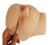 LKYLVEE Modello didattico del manichino del manichino facciale dell'iniezione facciale della Doppia Palpebra per Infermieri o Studenti di Formazione Medica,B,10cm