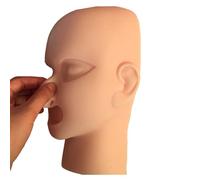 LKYLVEE Modello facciale della Pelle dell'iniezione Modello della Testa della Pratica della Doppia Palpebra della Pelle per la dimostrazione dell'insegnamento della microplastica Prop,B,10cm