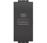 LL - CARICATORE USB TIPO A 1MANTRACITE - BTICINO LEGRAND L4191A
