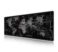 LL-COEUR XXL Mappa del Mondo Tappetino per Mouse Pad Gaming Computer Scrivania Mat (1200 x 500 x 3 mm)
