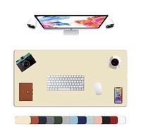 LL-COEUR XXL Pelle Tappetino per Mouse Pad Impermeabile Computer Scrivania Mat (1000 x 500 x 2 mm, Abicocca)