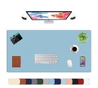 LL-COEUR XXL Pelle Tappetino per Mouse Pad Impermeabile Computer Scrivania Mat (1200 x 600 x 2 mm, Cielo Blu)