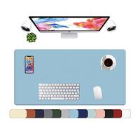LL-COEUR XXL Pelle Tappetino per Mouse Pad Impermeabile Computer Scrivania Mat (900 x 450 x 2 mm, Cielo Blu)