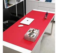 LL-COEUR XXL PVC Tappetino per Mouse Pad Impermeabile Computer Scrivania Mat (1000 x 450 x 2.8 mm, Rosso)