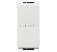 Pulsante ax assiale Bianco Bticino Living Light N4055N