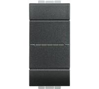 Bticino Pulsante assiale LivingLight L4055N 10A 1P NO Antracite