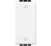 Pulsante doppio Bticino LivingLight interbloccato 10A bianco - N4037N