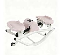Ll Rocking Fitness Stepper con bande di resistenza e display a LED, macchina per allenamento a casa a basso impatto, per gambe cardio e esercizi per tutto il corpo, ideale per tutti i livelli di
