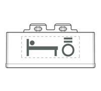 LL-SET LUZ CAMA ANTRACITA