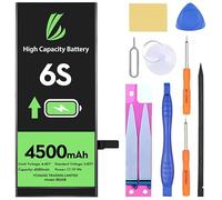 LL TRADER 4500mAh Batteria ai polimeri ad alta capacità per iPhone 6s con strumento di riparazione