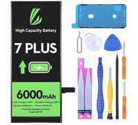 LL TRADER Batteria per iPhone 7 Plus, 6000mAh Batteria ai polimeri di litio ad alta capacità con strumenti di riparazione