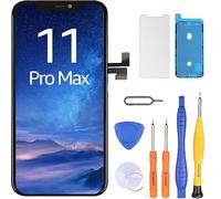LL Trader Display per iPhone 11 PRO Max Schermo di Ricambio 6.5‘’ LCD Touch Screen Digitizer Assembly con Kit di Riparazione