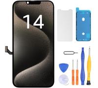 LL TRADER Display per iPhone 14 6.1" FHD Touch Screen di ricambio per iPhone 14 LCD Digitizer con strumento di riparazione