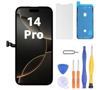 LL TRADER Display per iPhone 14 Pro LCD 6.1" di ricambio per schermo touch screen 3D Touch Digitizer telaio montaggio e riparazione kit 20252