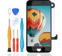 LL TRADER LCD per iPhone 8 Display Schermo Digitalizzatore con Kit di Sostituzione per la Riparazione della Lente in Vetro + Fotocamera Anteriore + Altoparlante per Auricolare + Strumenti Nero