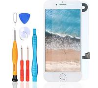 LL TRADER Schermo per iPhone 8 con Tasto Home Argento, Sensore di Prossimità della Fotocamera Frontale e Altoparlante Auricolare, iPhone 8 Touch LCD Display e Digitalizzatore Montaggio con Strumenti