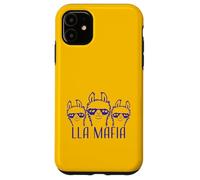 Lla Mafia Llama Dire Occhiali da sole Testo Citazione Cool Cartoon Custodia per iPhone 11