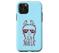 Lla Mafia Llama Dire Occhiali da sole Testo Citazione Cool Cartoon Custodia per iPhone 11 Pro