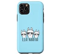 Lla Mafia Llama Dire Occhiali da sole Testo Citazione Cool Cartoon Custodia per iPhone 11 Pro