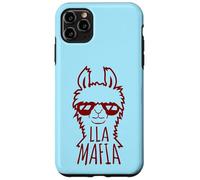 Lla Mafia Llama Dire Occhiali da sole Testo Citazione Cool Cartoon Custodia per iPhone 11 Pro Max