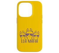 Lla Mafia Llama Dire Occhiali da sole Testo Citazione Cool Cartoon Custodia per iPhone 14 Pro