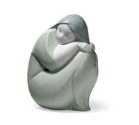 LLADRÓ Figurina Bimba Luna. Figurina Ragazza di Porcellana.