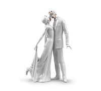 LLADRÓ Figurina Coppia Amore I. Figurina Fidanzati di Porcellana.