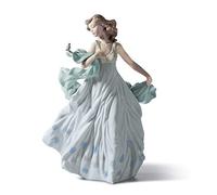 LLADRÓ Figurina Dama. Figurina Signora di Porcellana.