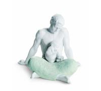 LLADRÓ Figurina Il Padre. Figurina Papà di Porcellana.