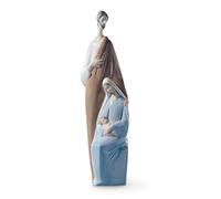 LLADRÓ Figurina Natività Grande. Figurina La Sacra Famiglia di Porcellana.