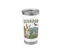 Llama Andes Vulcano, Ecuador Scenic, Quito Backpacking Bicchiere termico in acciaio inox doppia parete