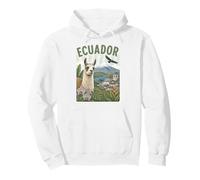 Llama Andes Vulcano, Ecuador Scenic, Quito Backpacking Felpa con Cappuccio