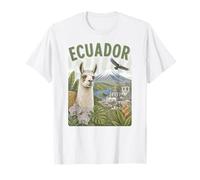 Llama Andes Vulcano, Ecuador Scenic, Quito Backpacking Maglietta