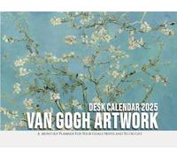 Llama Bird Press Van Gogh Artwork Desk Calendar 2025 (Tascabile)