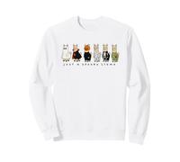 Llama Carino Animal Lover Spooky Fall Halloween Graphic Felpa