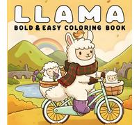 Llama Coloring Book: Cute Llama Coloring Pages for Relaxation - Simple, Fun Designs for Adults and Teens