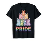 Llama Gay Pride Bandiera Rainbow Parade Mese Ally Alpaca Maglietta