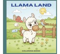 Llama Land - Happy Farm Adventures Coloring Book