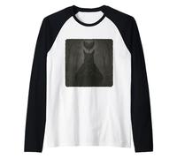 Llama Tristo Mietitore Mantello Spaventoso Horror Cuore Halloween Maglia con Maniche Raglan