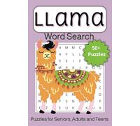 Llama Word Search: Word Searches with Easy-to-Read Print about Llamas Funny, Fuzzy, Kid - Friendly| 6x9 inches, 110 pages | ... … Gift for Vacations, Holidays and Free Times