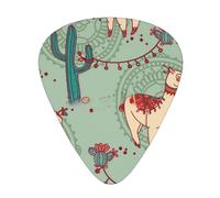 Llamas - Set di plettri per chitarra, materiale ABS di alta qualità, vari spessori, migliora la tua esperienza di gioco