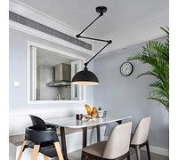 LLAN Moderna Lampada Da Tavolo Da Pranzo Apparecchi A Sospensione Braccio Altezza Lampada A Sospensione Regolabile Con E27 Progettista Rotonda Lampade Chic Ferro Lampadario Arte/Lampada A Sospension