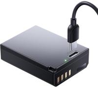 llano LP-E10 Batteria Sostitutiva USB-C Compatibile con Canon EOS Rebel T3, T5, T6, T7, Kiss X50, Kiss X70, EOS 1100D, EOS 1200D, EOS 1300D, EOS 2000D, 1 Confezione