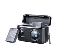 llano LP-E12 Confezione da 2 Batterie (USB-C) e Kit di Caricabatterie Rapido Dual Battery Compatibile con Canon EOS-M, EOS M2, EOS M10, EOS M50, EOS M50 Mark II, EOS M100, EOS M200