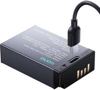 llano LP-E17 Batteria (Ingresso USB-C) Pacco Batteria Sostitutivo Compatibile con Canon EOS R50, RP, R10, R8, Rebel T8i, T7i, T6i, T6s, SL2, SL3, EOS M3, M5, M6, EOS 200D, 77D, 750D, 760D, 800D, 8000D