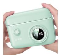 llano NP-W235 18W Smart Digital Display Caricatore Dual USB-C compatibile con FUJIFILM X-T4/X-H2/X-T5/X-H2S/X-S20/GFX100S/GFX50S II, display digitale intelligente, chiusura magnetica a scatto verde