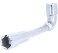Llave de tubo, acodada, 22 mm