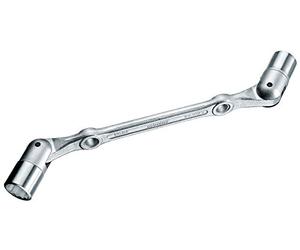 Llave de vaso articulada 8x9 mm